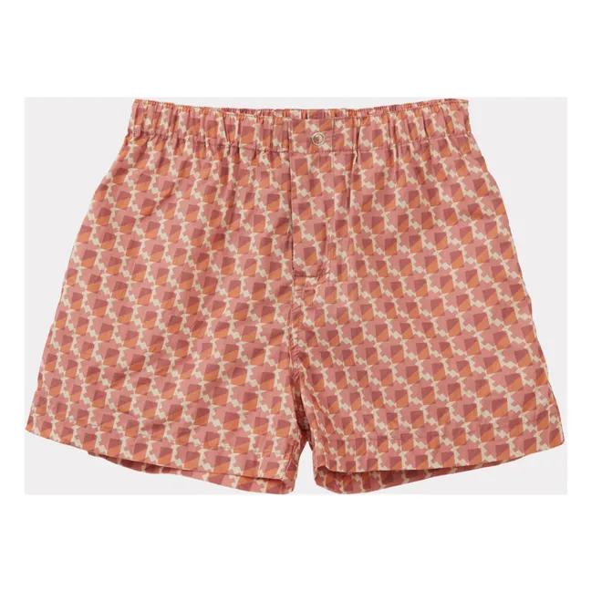 Bamboo Shirt &amp; Shorts Set | Korallenfarben