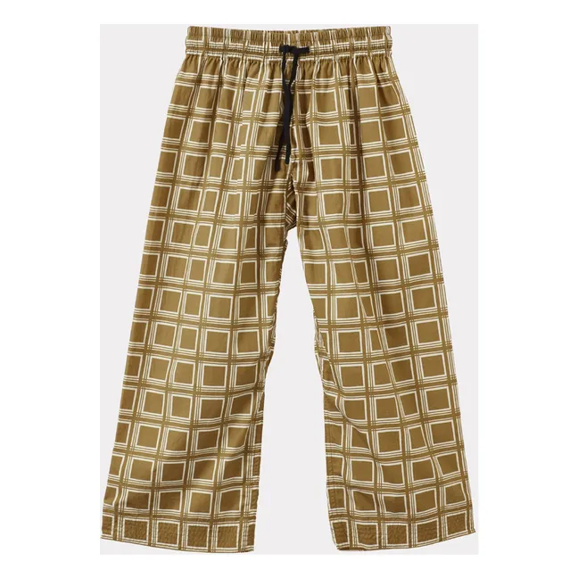 Judo-Hose Kariert | Braun