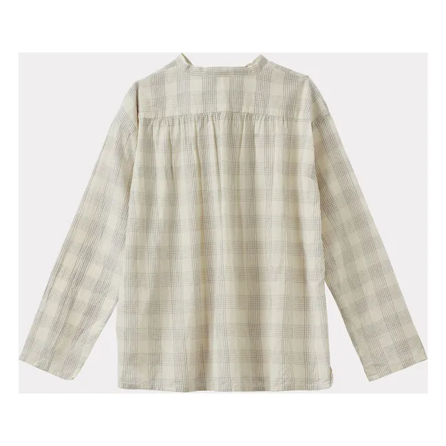 Camicia a quadri Adonis | Bianco