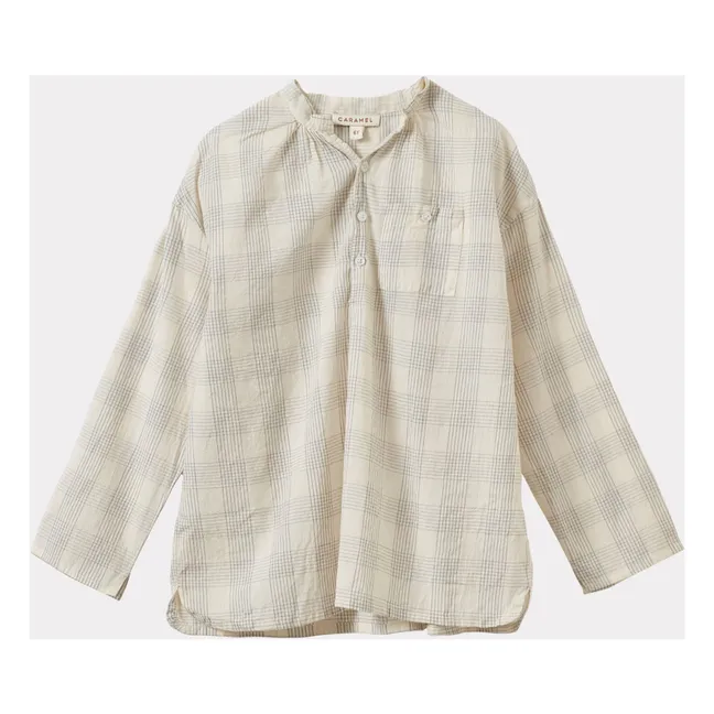 Camicia a quadri Adonis | Bianco