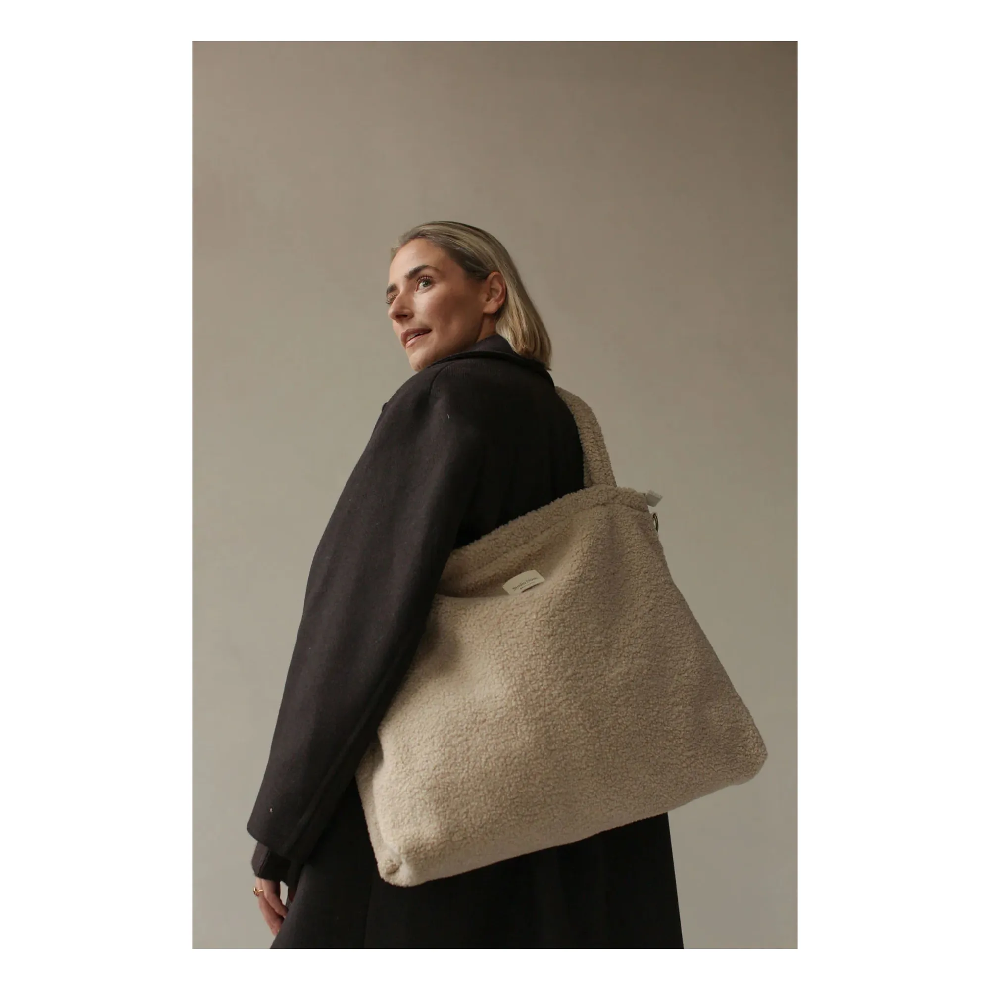 Sac à langer | Ecru- Image produit n°1