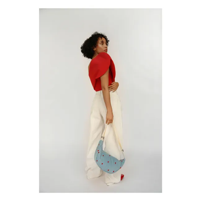 Hearts fanny pack | Denim