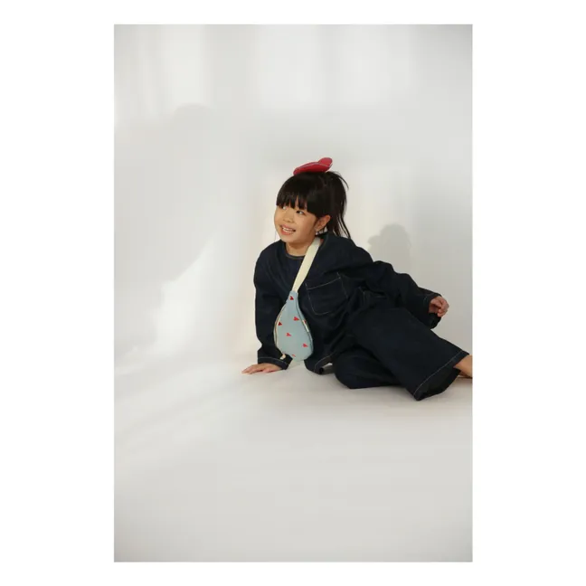 Marsupio per bambini Hearts | Demin