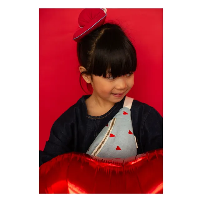 Riñonera infantil Hearts | Vaquero