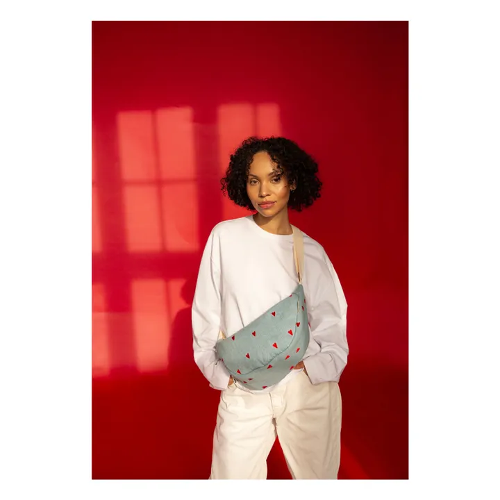 Sac banane Hearts | Denim- Image produit n°5