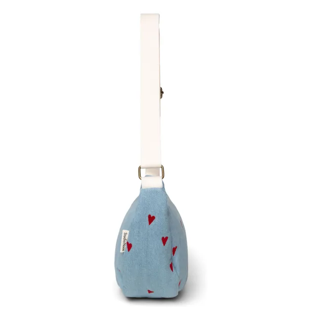 Hearts fanny pack | Denim