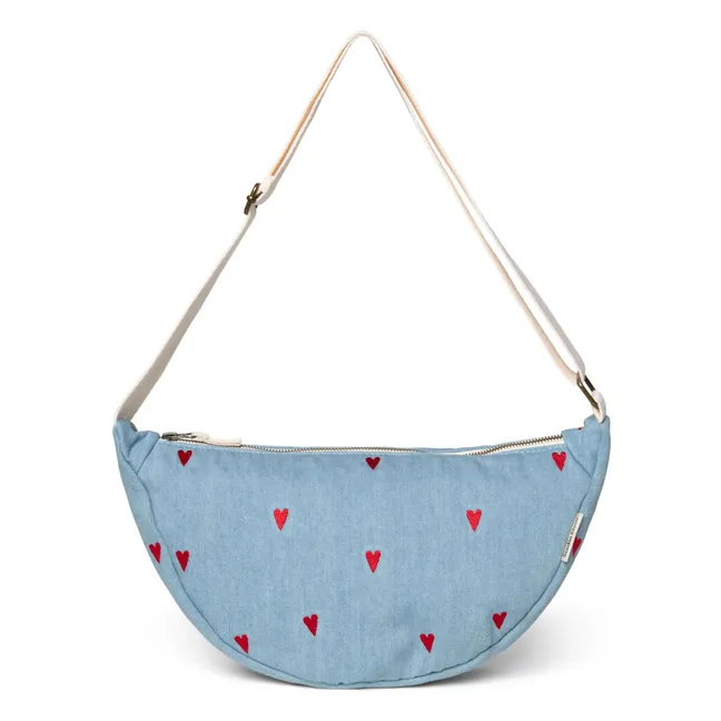 Marsupio Hearts | Demin