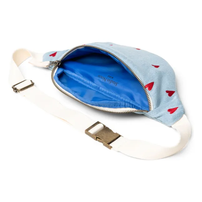 Marsupio per bambini Hearts | Demin