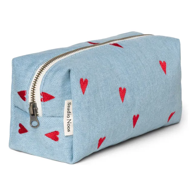 Kulturbeutel Hearts | Denim