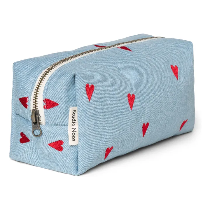 Trousse de toilette Hearts | Denim- Image produit n°1