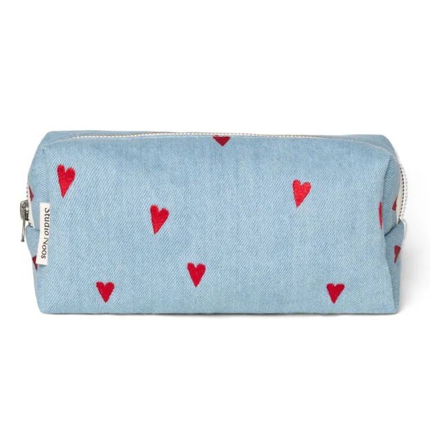 Kulturbeutel Hearts | Denim