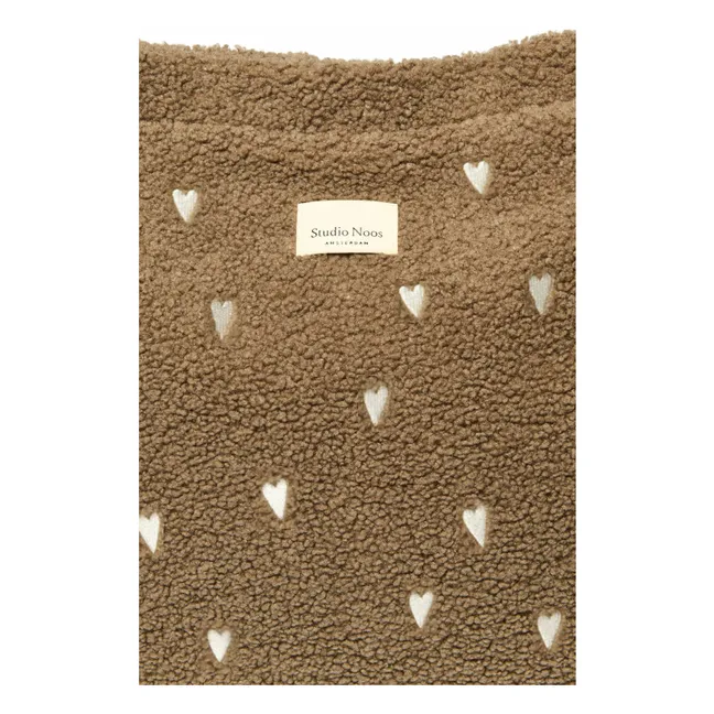 Wickeltasche Hearts | Braun