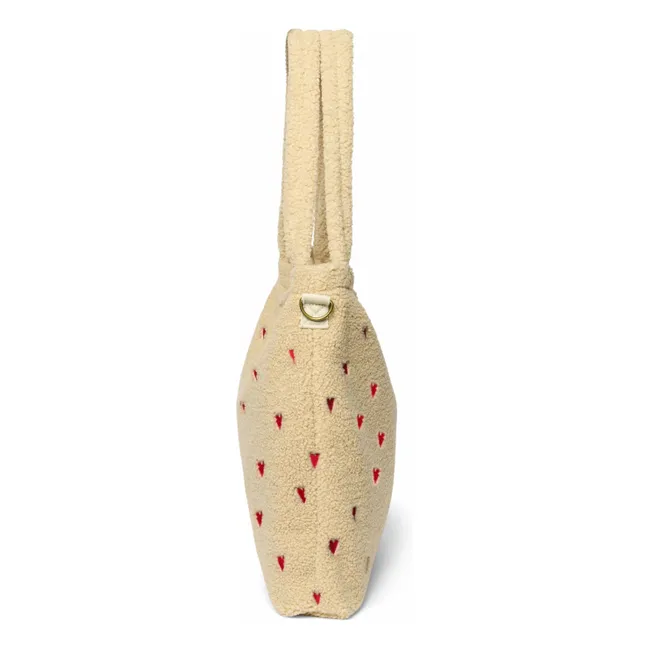 Wickeltasche Hearts | Seidenfarben