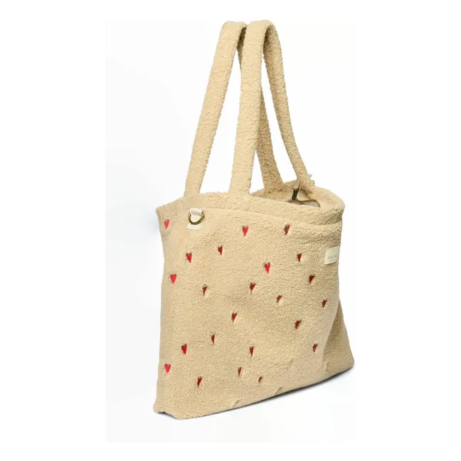Wickeltasche Hearts | Seidenfarben
