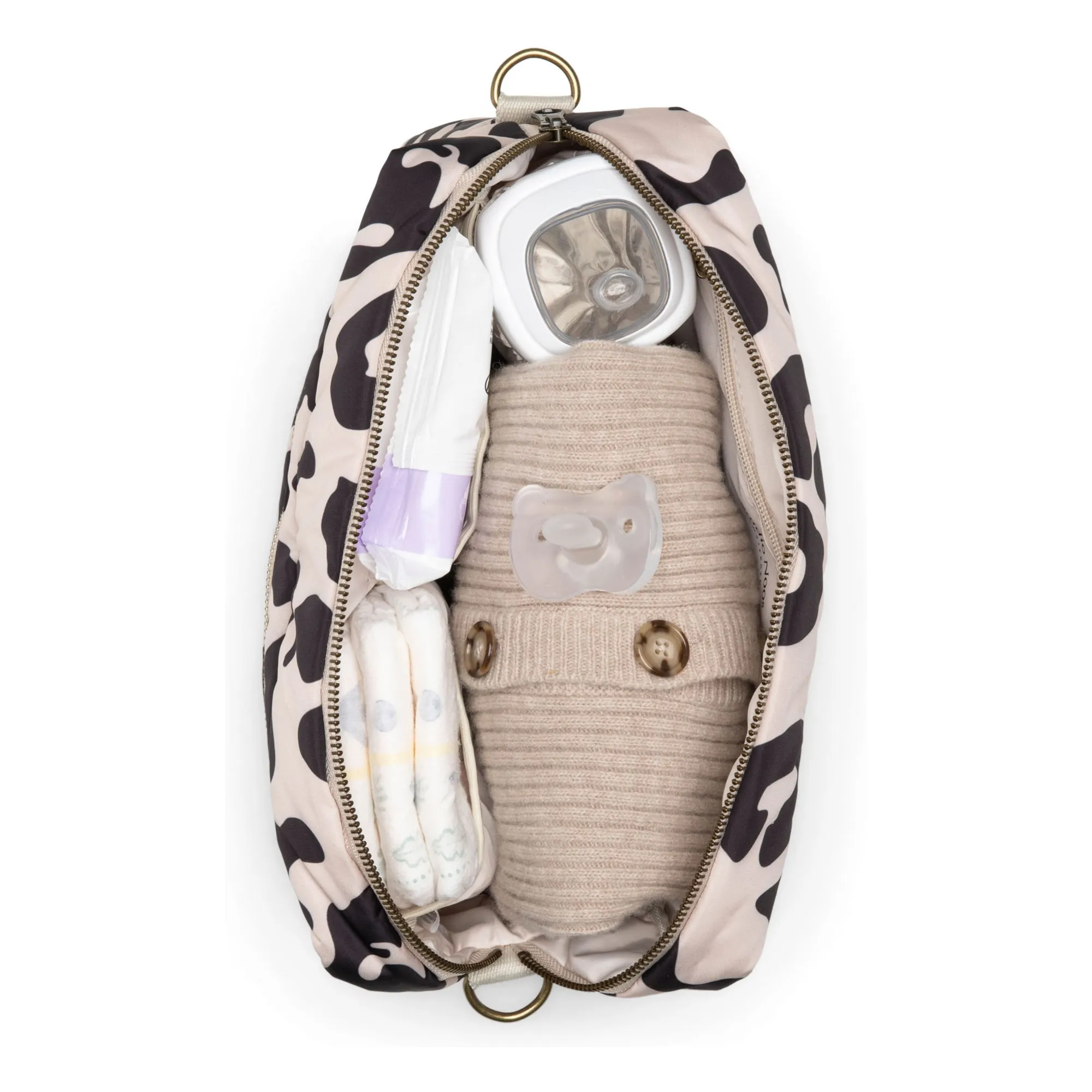 Sac organisateur de poussette | Ecru- Image produit n°6