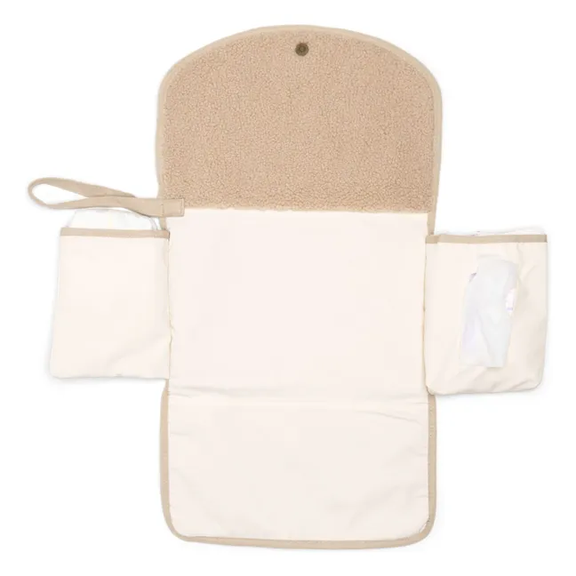 Travel changing mat | Ecru