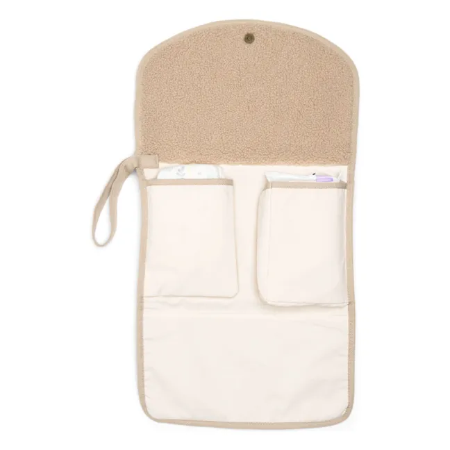 Travel changing mat | Ecru