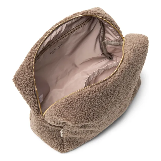 Große Kosmetiktasche | Braun