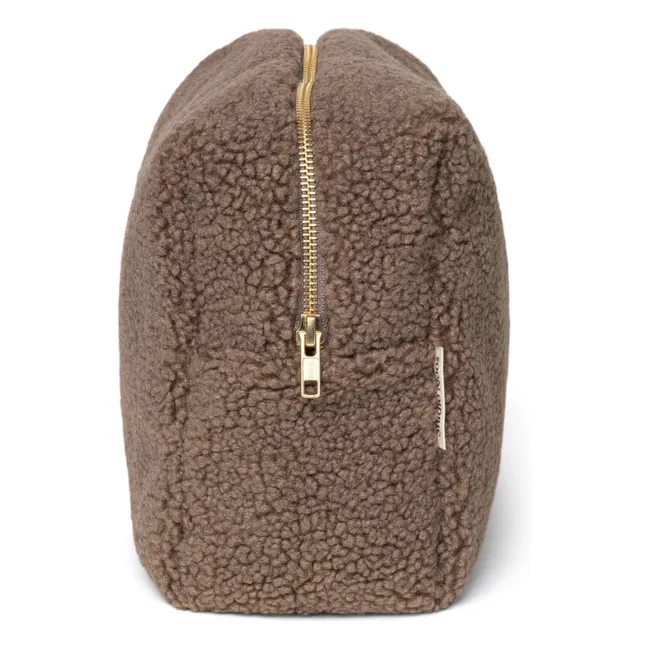 Große Kosmetiktasche | Braun