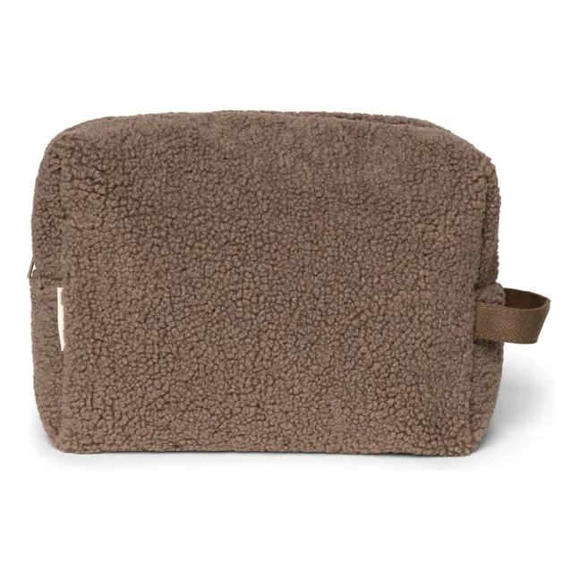 Large toiletry bag | Brown