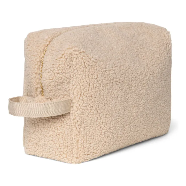 Grande trousse de toilette | Ecru- Image produit n°3