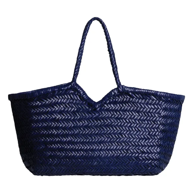 Einkaufstasche Neruda Leder | Navy