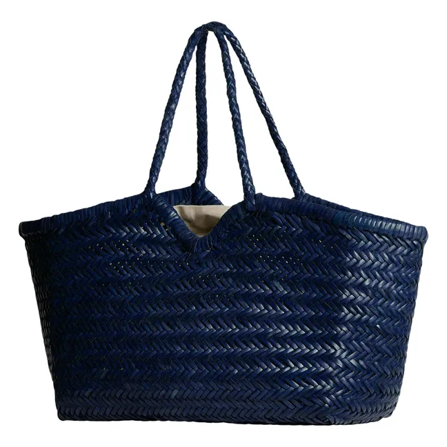 Einkaufstasche Neruda Leder | Navy