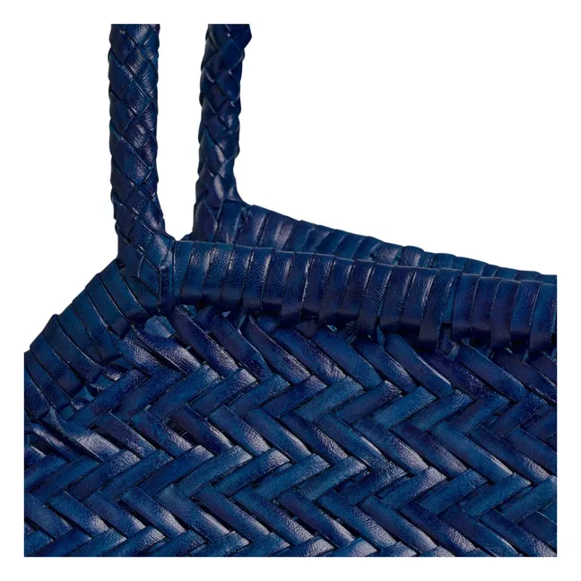 Einkaufstasche Neruda Leder | Navy