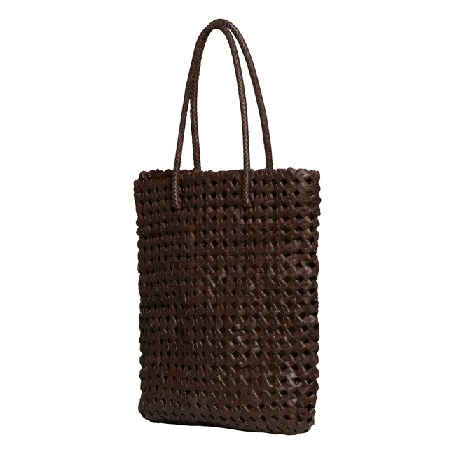 Montale Leather Tote Bag | Chocolate