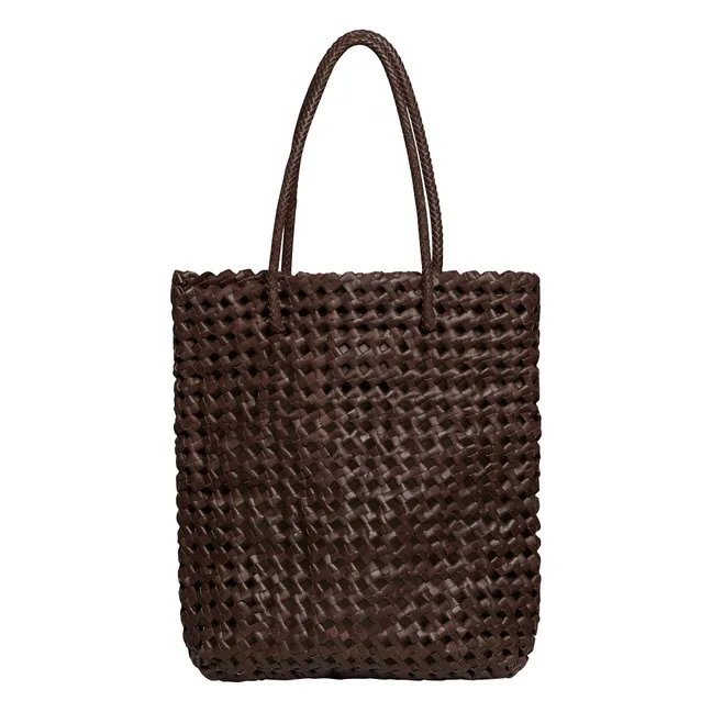 Montale Leather Tote Bag | Chocolate