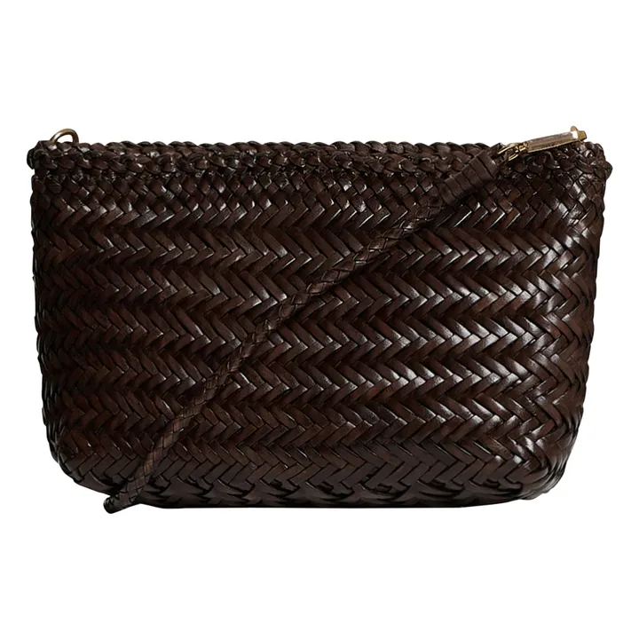 Sac Baguette Cuir | Chocolat- Image produit n°0