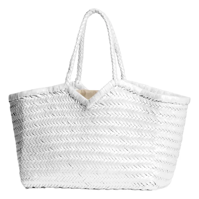 Borsa Neruda in pelle | Bianco