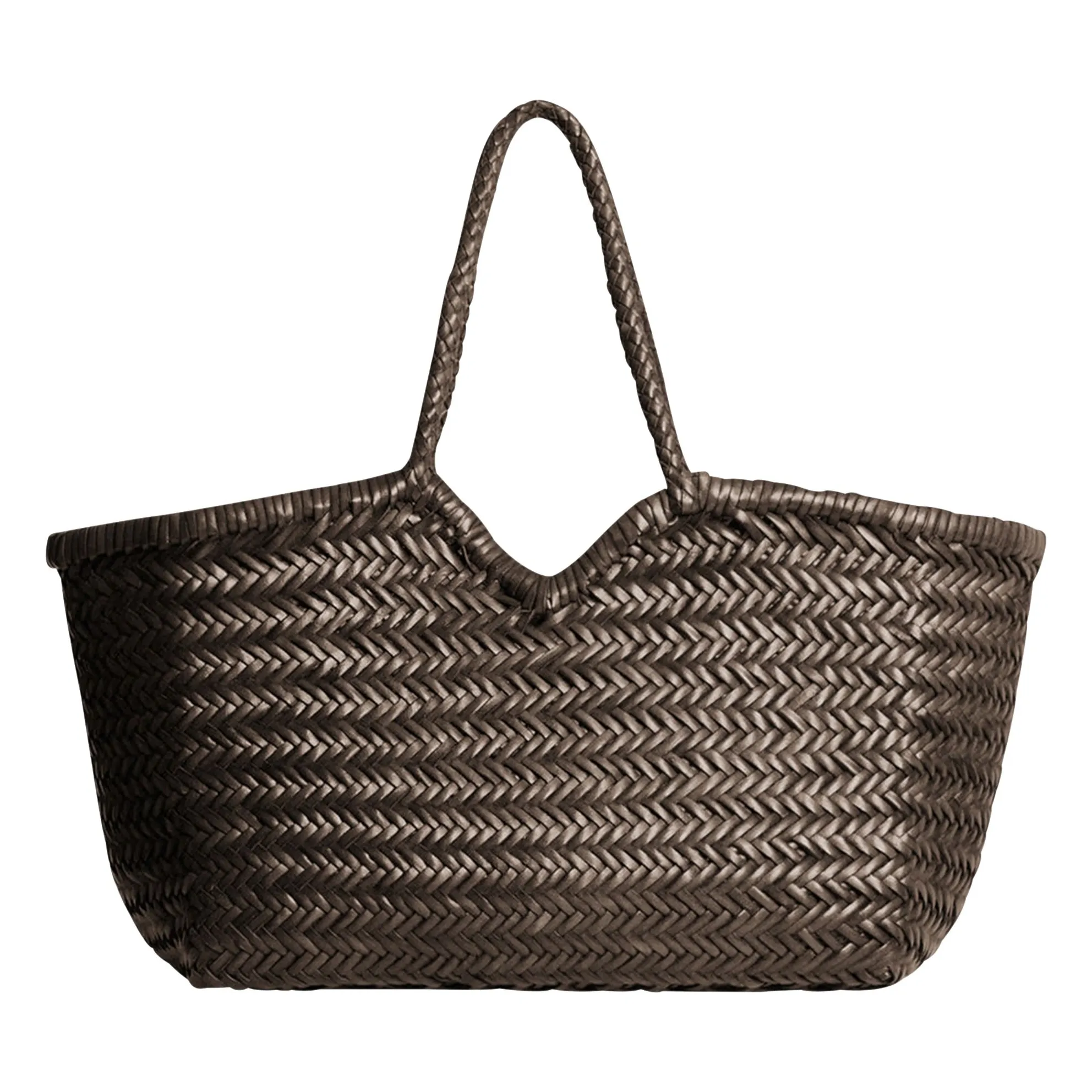 Cabas Neruda Cuir | Chocolat- Image produit n°0