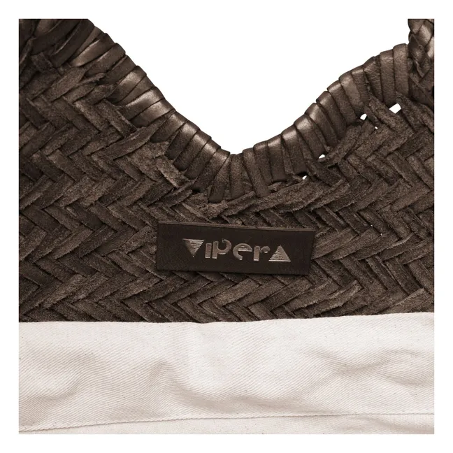 Borsa Neruda in pelle | Cioccolato