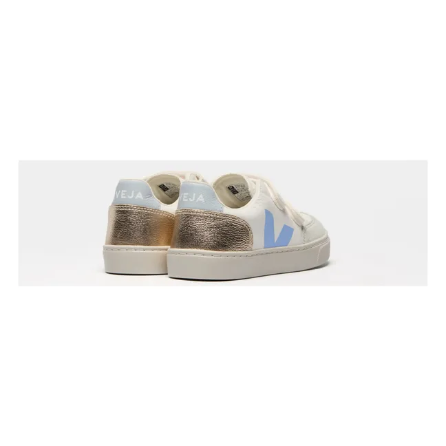 Baskets Scratchs V-12 | Bleu ciel