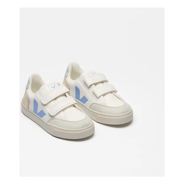 Baskets Scratchs V-12 | Bleu ciel