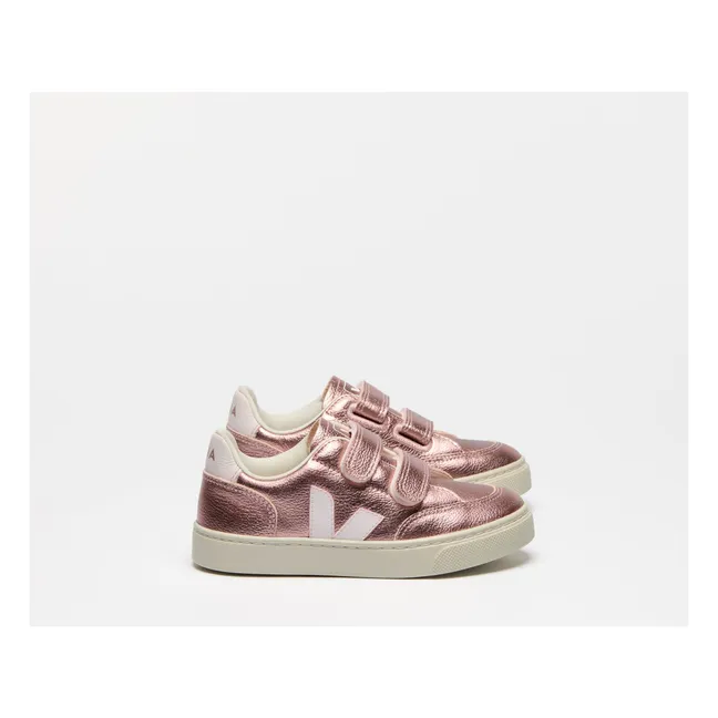 Baskets Scratchs V-12 | Or rose