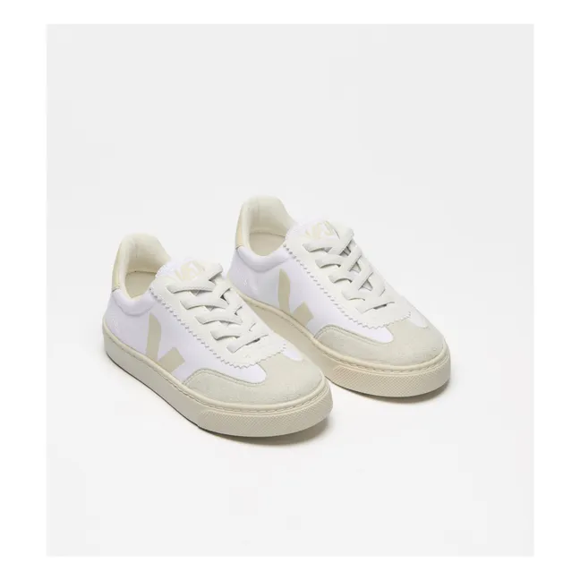 Volleyball Lace-up Sneakers | White