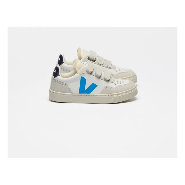 V-90 Leather Scratch Sneakers O.T. | Blue