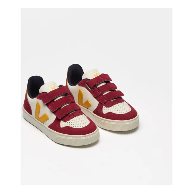 Baskets Scratchs V-10 | Bordeaux