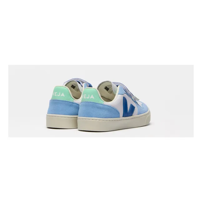 Baskets Scratchs V-10 | Bleu ciel