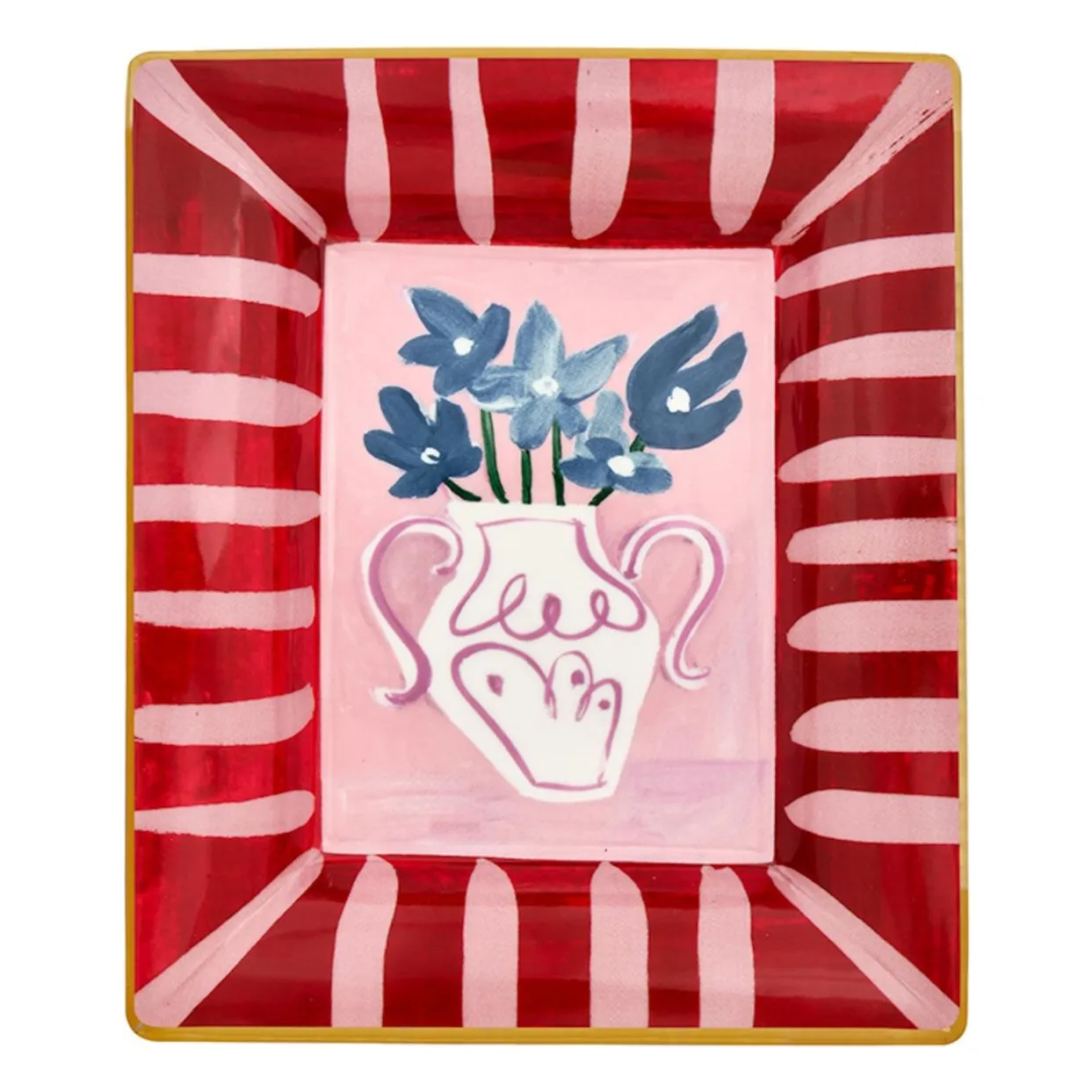 Bitossi Pink Con Amore Tray, Chiara Perano