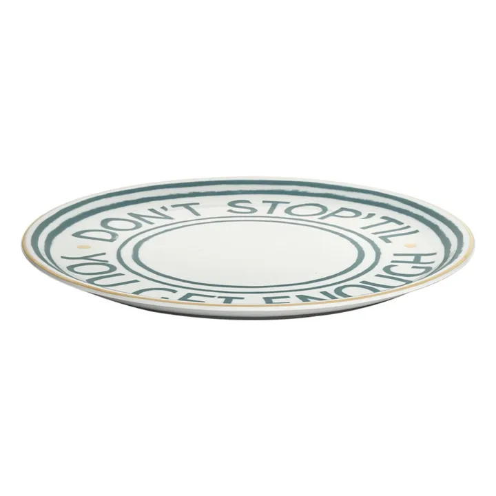 Assiette Don't Stop | Vert- Image produit n°2