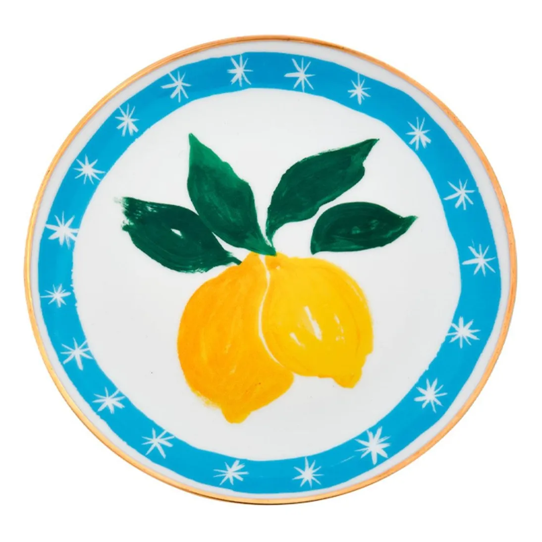 Bitossi Blue Con Amore Plate, Chiara Perano