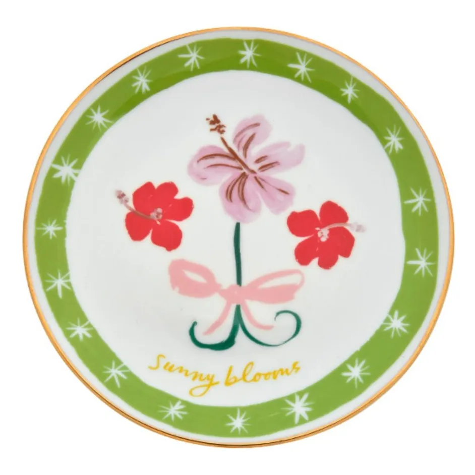 Bitossi Green Con Amore Plate, Chiara Perano