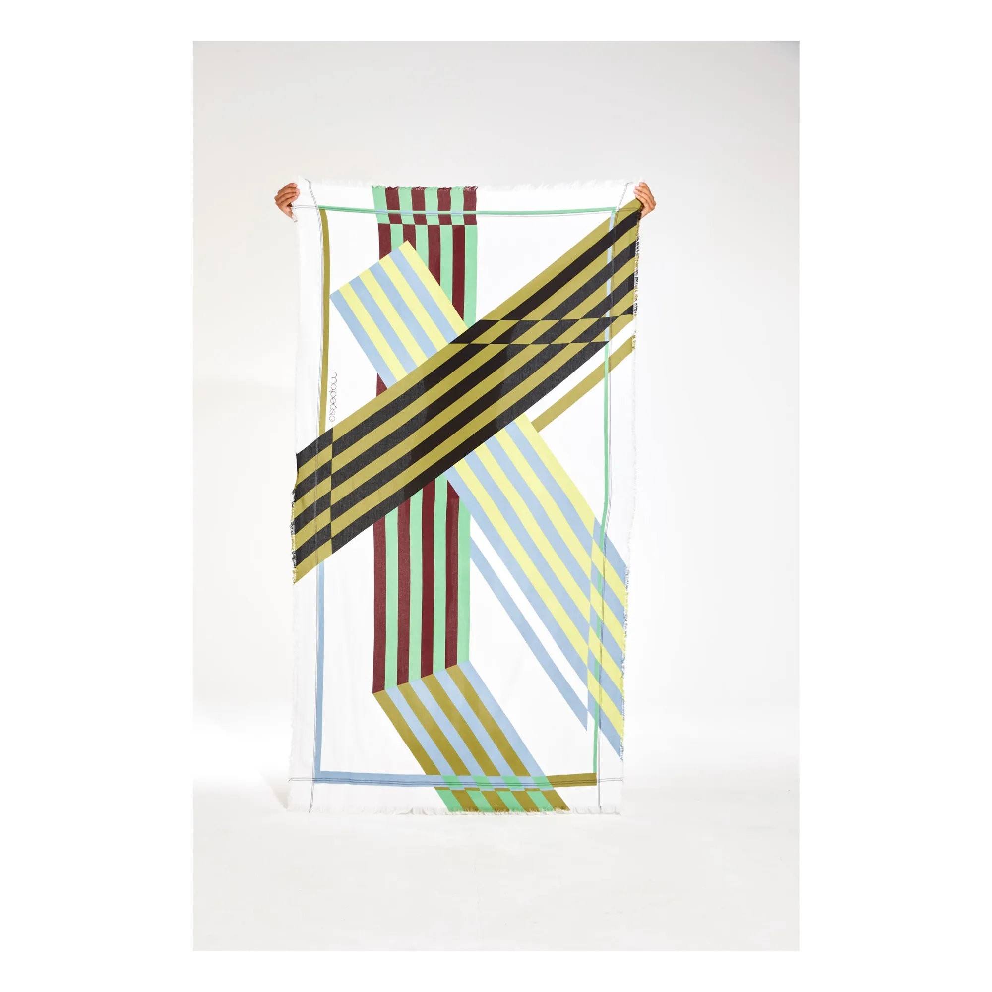 Mapoésie Khaki Shibuya Beach Towel