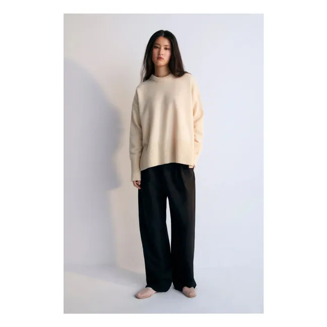Nikos Merino Wool Sweater - Colección Mujer | Beige