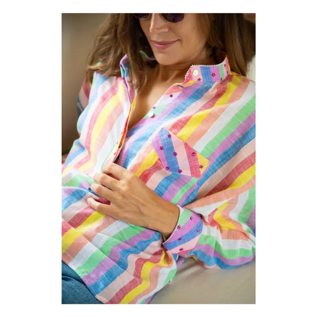 Blouse Tunisienne Beyonce | Bleu