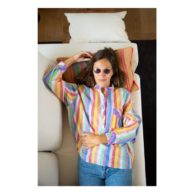 Blouse Tunisienne Beyonce | Bleu