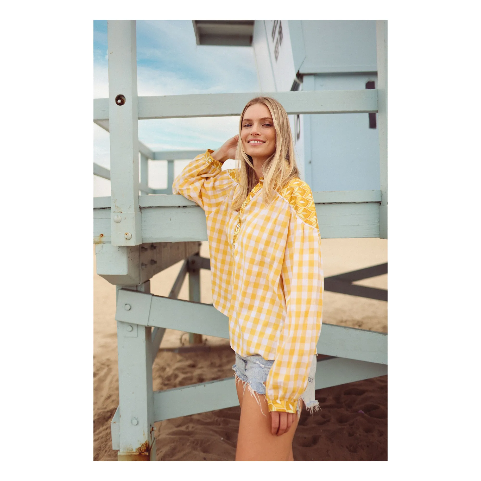 Blouse Timeless Emilie | Jaune- Image produit n°3